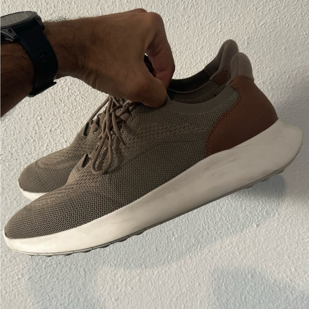 Johnston & Murphy Taupe and Brown Sneakers